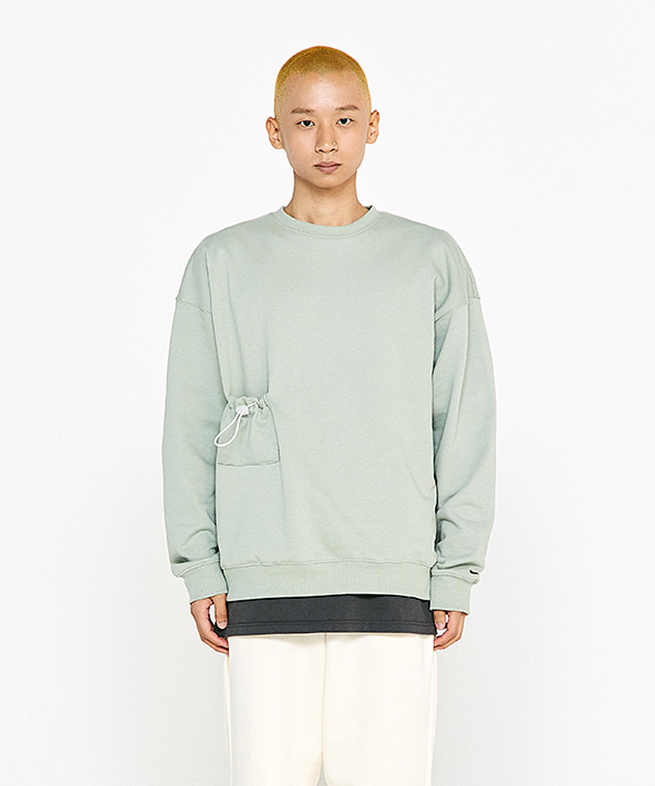 Толстовка Dan And Now Pocket Comfy - Дымчато-зеленая Olive Green/Large