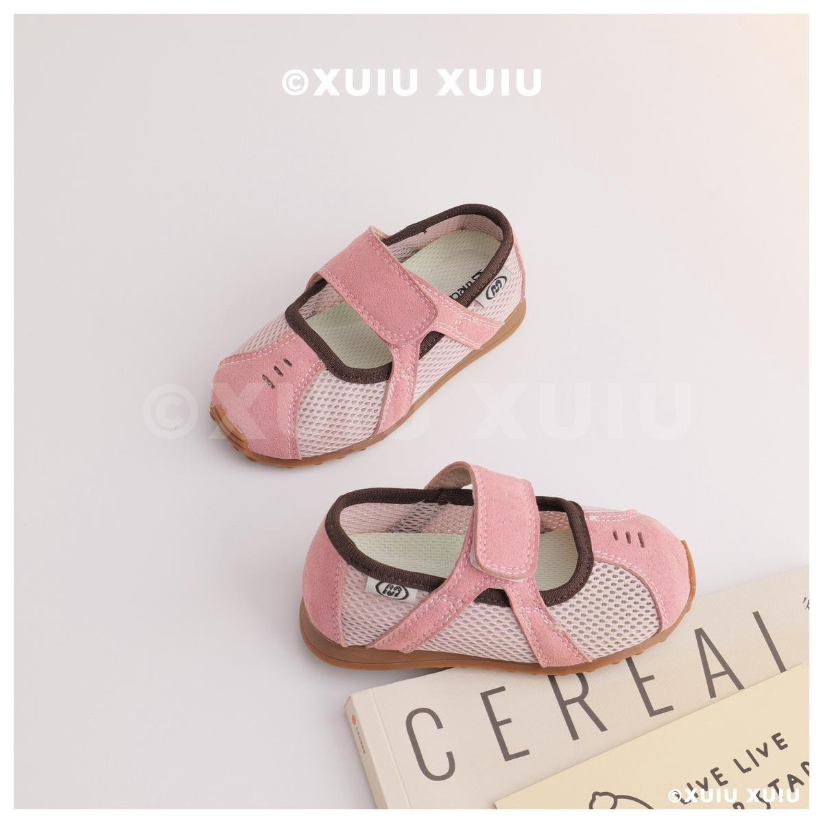 

XSHX Single Network Function Breathable Children s Forrest Gump Shoes Spring and Summer Boys and Girls Velcro [Wenzhou Shoes] 25