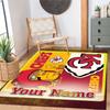Kansas City Football Personalized Name Carpet Perfect For Hallway Outdoor Decorate Room Dormitory Antislip Rug Decorate Offices Spiritual Gift