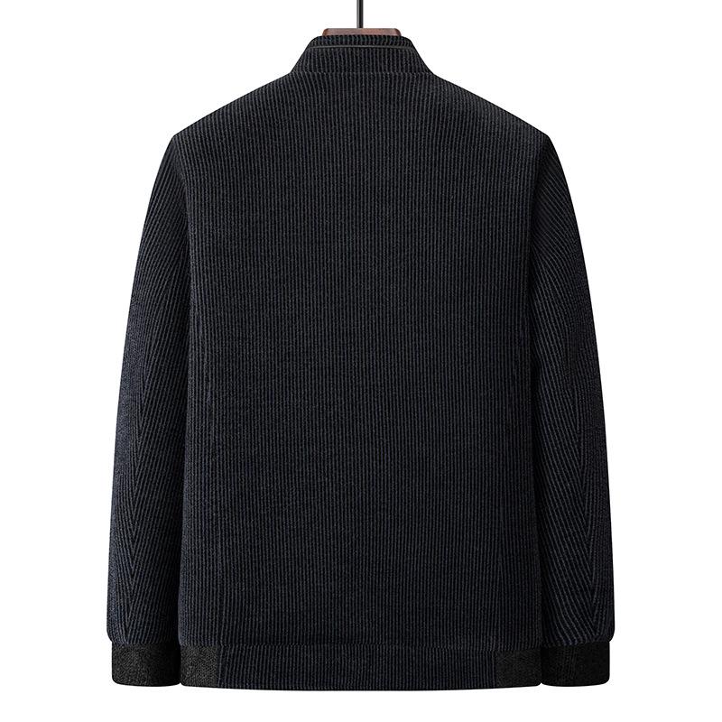 Men's Winter Jacket - Dad's Casual Plus Velvet Thick Middle-aged Outerwear