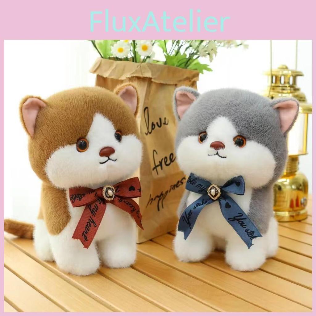Cat Plush Fluffy Toy Cute Tricolor Cartoon Girl Children Birthday Gift Holiday
