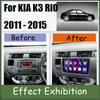 CPU Android For Kia Rio K3 UB 2011-2015 RHD Car Video Radio Player  GPS Bluetooth Touch QLED Screen Head Unit Auto Stereo BT