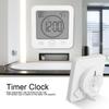 Shower Digital Wall Clock Kitchen Clock Visual Countdown Timer for Time Management Large LED Display Bathroom Shower Kit