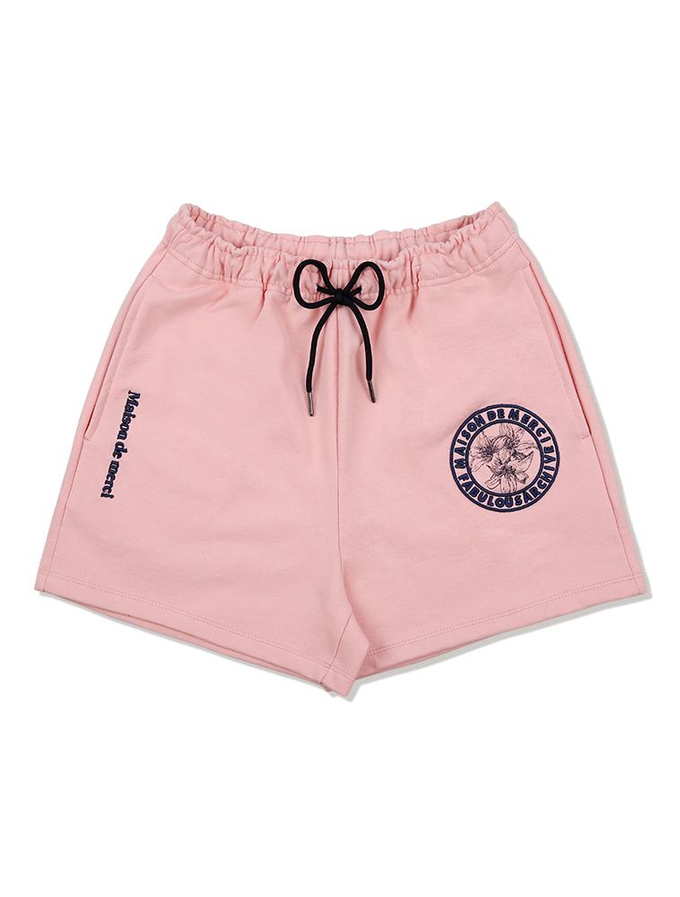 LA MAISON STUDIO Women'S Embossed Embroidery Le Ris Shorts Pink Navy (Fcc2Pt501W)