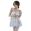 Sexy Lingerie Sexy Lace Bow Pajamas Passion Suit Perspective Uniform Seduction Woman