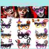 Crazy Party Halloween Party Bat Skeleton Fur Decor Glasses