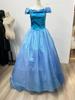 Halloween Cinderella Cosplay Dress: Princess Fairy Tale Costume Set