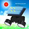 30 LED Dual Head Rotatable Solar Wall Light for Outdoor Use