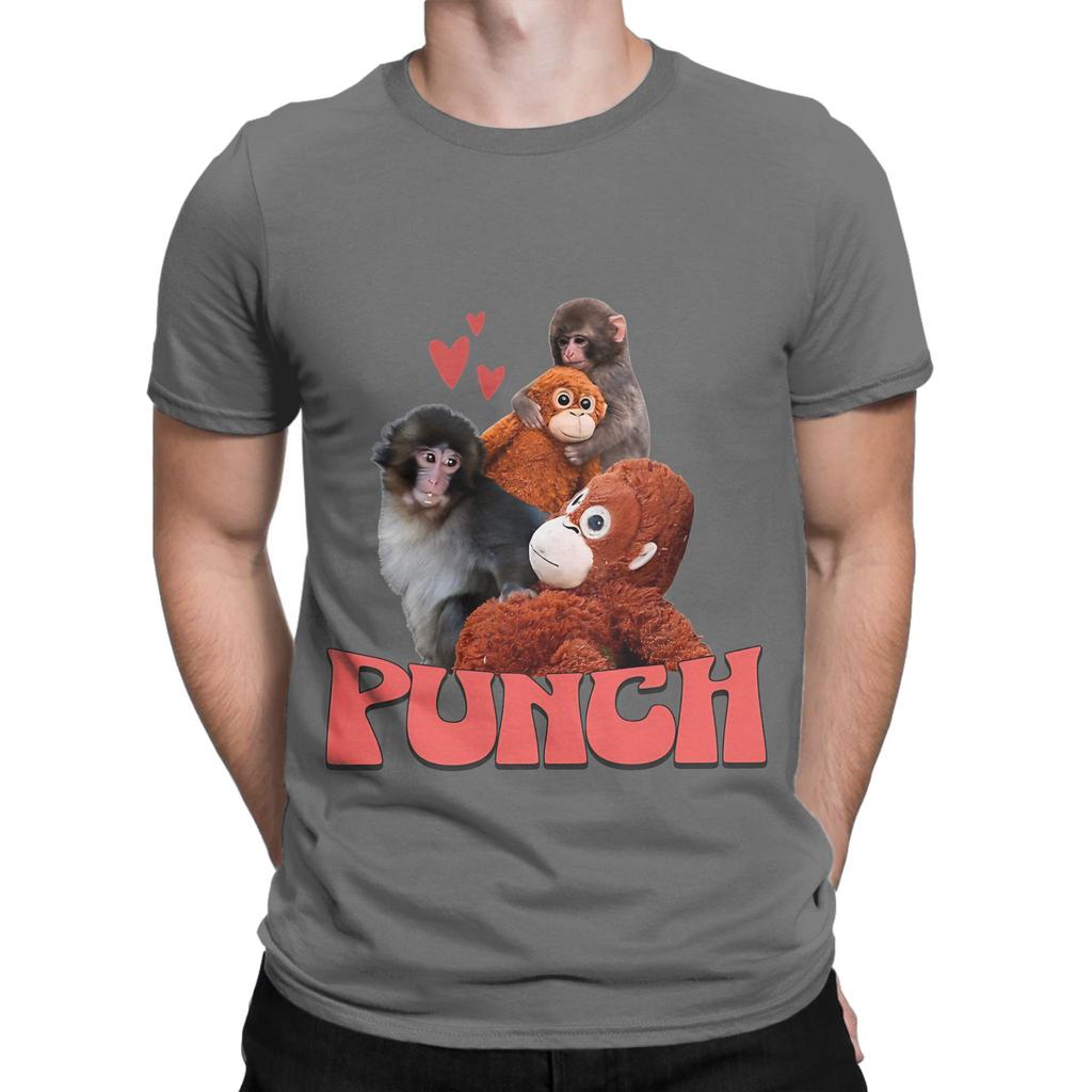 Punch The Monkey Graphic 100 Cotton Tshirt Bib Punch The Monkey Tops Tees For Unisex