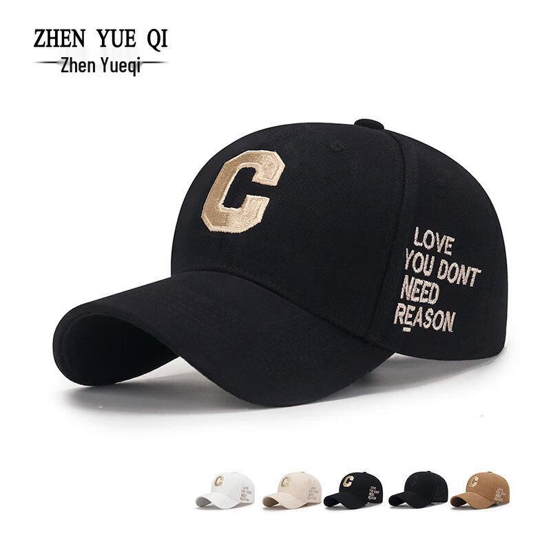 ZHENYUEQI Unisex Korean Style C Letter Baseball Cap Adjustable