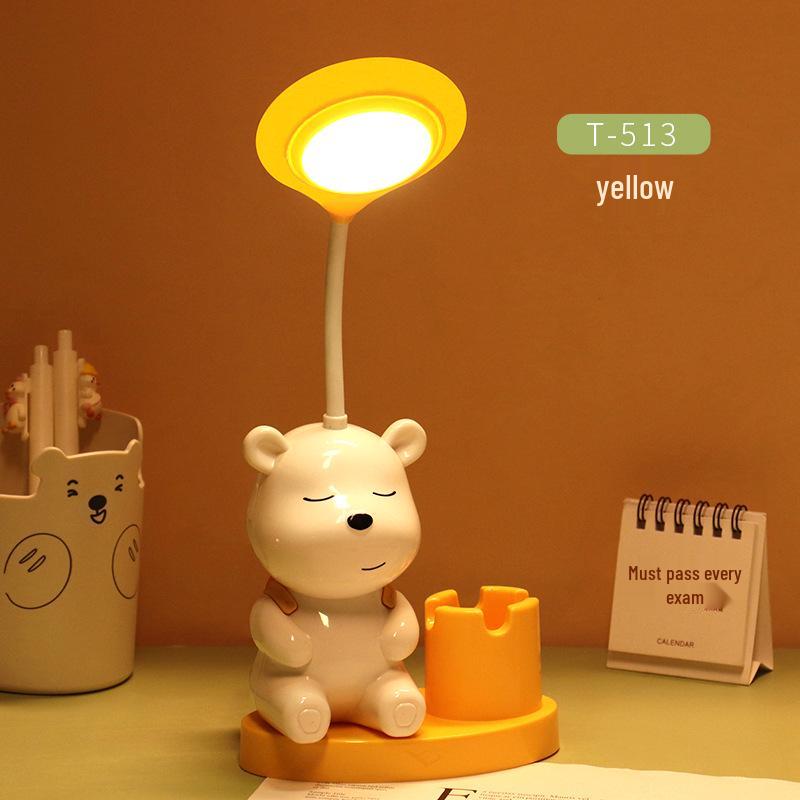 Custom Logo Small LED Table Lamp - Eye-Protecting USB Reading Light for Gifts & Promotions