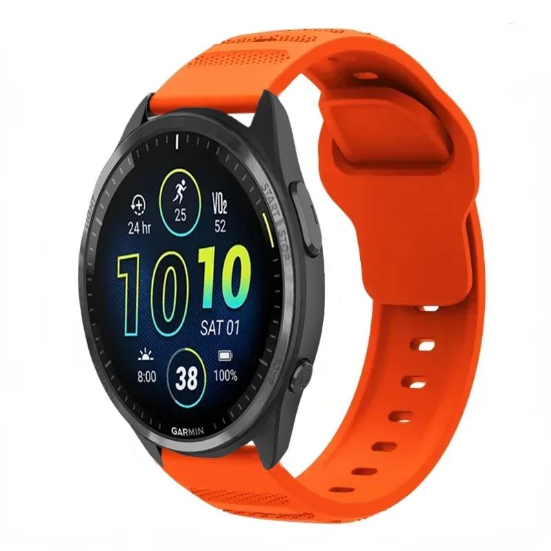 Силиконовый ремешок 20/22 мм для Garmin Active 5/Vivoactive 5/Venu 3 Дышащий браслет для Garmin Forerunner 965 265 165 55 955 Ремень