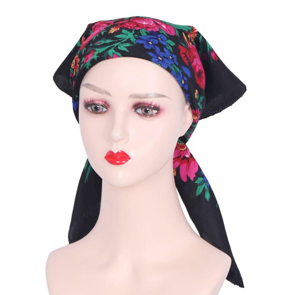 Soft Square Neck Scarves Sunscreen Square Shawl Simple Women Headwraps  Ladies/Girls