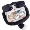 Border Collie Plush Itabag Shoulder Bag Animal Cartoon Adjustable Strap Shoulder