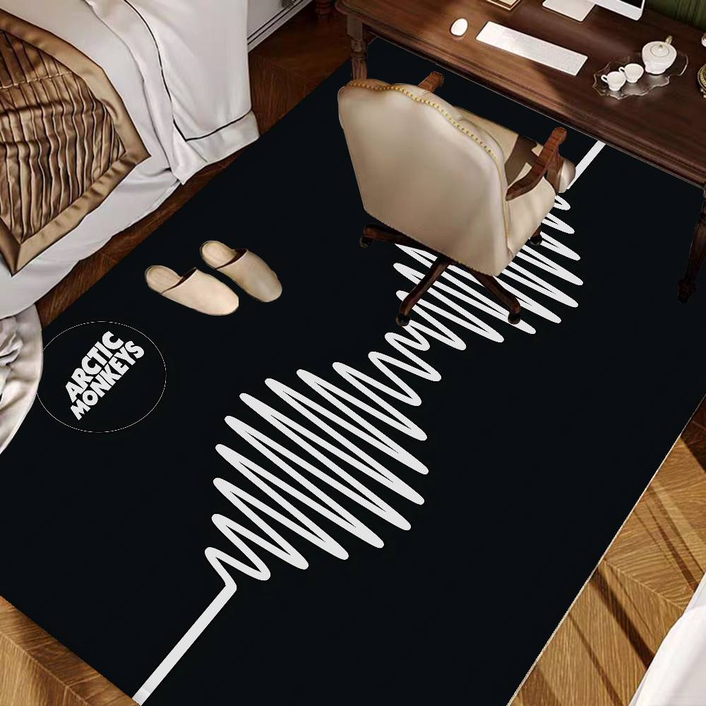 Vintage A-Arctic M-Monkeys Rock Band Room Mats Cheaper Anti-slip Modern Living Room Balcony Printed Welcome Rug