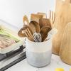 Ceramic Kitchen Utensils Holder for Countertop Ceramic Flatware Storage Organizer Kitchenware Tool Forks Spoons Storage Jar
