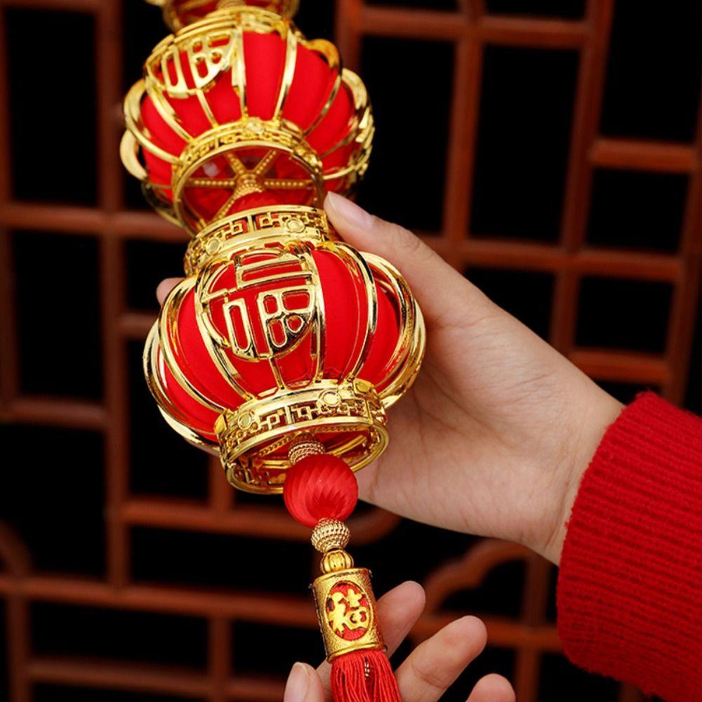 Red Ball New Year Red Lantern Hangings Handmade Spring Festival  Pendant  Supermarkets