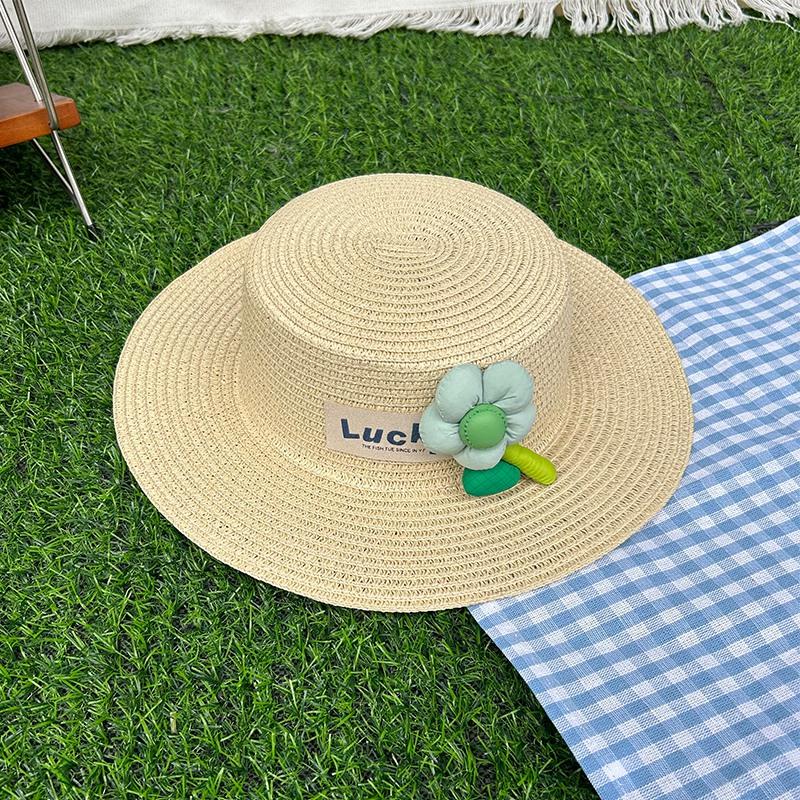 

Kids Straw Hat Children s Sun Hat Summer Thin Breathable Sunscreen Hat Baby Girl s Sunshade Hat 54cm