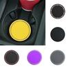 Car Cup Coasters Sparkling Rhinestone Cup Insert Coasters Non-Slip Silicone Drink Holder Mats for Most Vehicles
