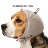 Noise Cancelling Dog Ear Muffs Adjustable Elastic Calming Hoodie Dog Ear Wrap For Hearing Protection Grooming Bathing Thunder