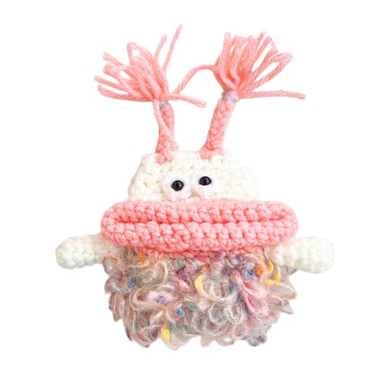 Crochet Cartoon Earbud Case for AirPods 1/2/3/4 for AirPods Pro 1/2/3 Bluetooth-compatible Wireless Earphone Charging Case Cover Headphone Protective