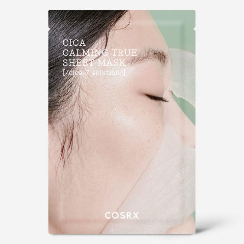 

COSRX Pure Fit Cica Calming True Sheet Mask 21ml x 10pcs – Soothing Korean Face Mask for Sensitive & Irritated Skin
