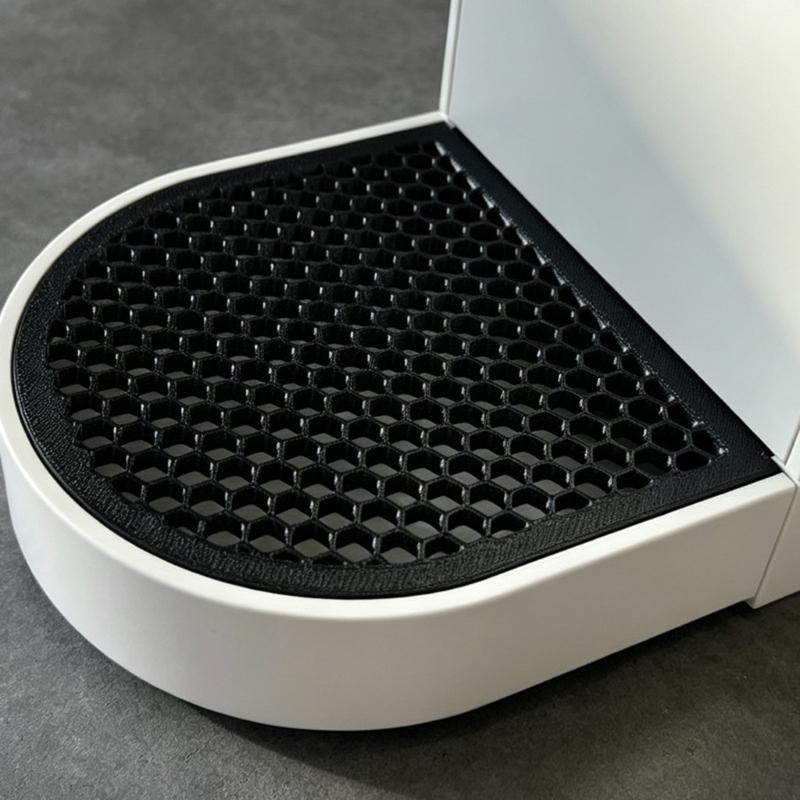 K Mini Coffee Maker Tray Cover Replacement with D-Shaped Profile and Centered Front Cutout, Open-Cell Top and Removable Care for Routine Rinsing