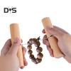 2 Pcs Wood Knot Grippers for Silicone Beads DIY Crafts Tightening Knots Puller Tool for Beads Wristlets Keychains Bracelets