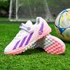 Girls professional football shoes broken nails women's primary school students Velcro junior high school adult children boys training shoes