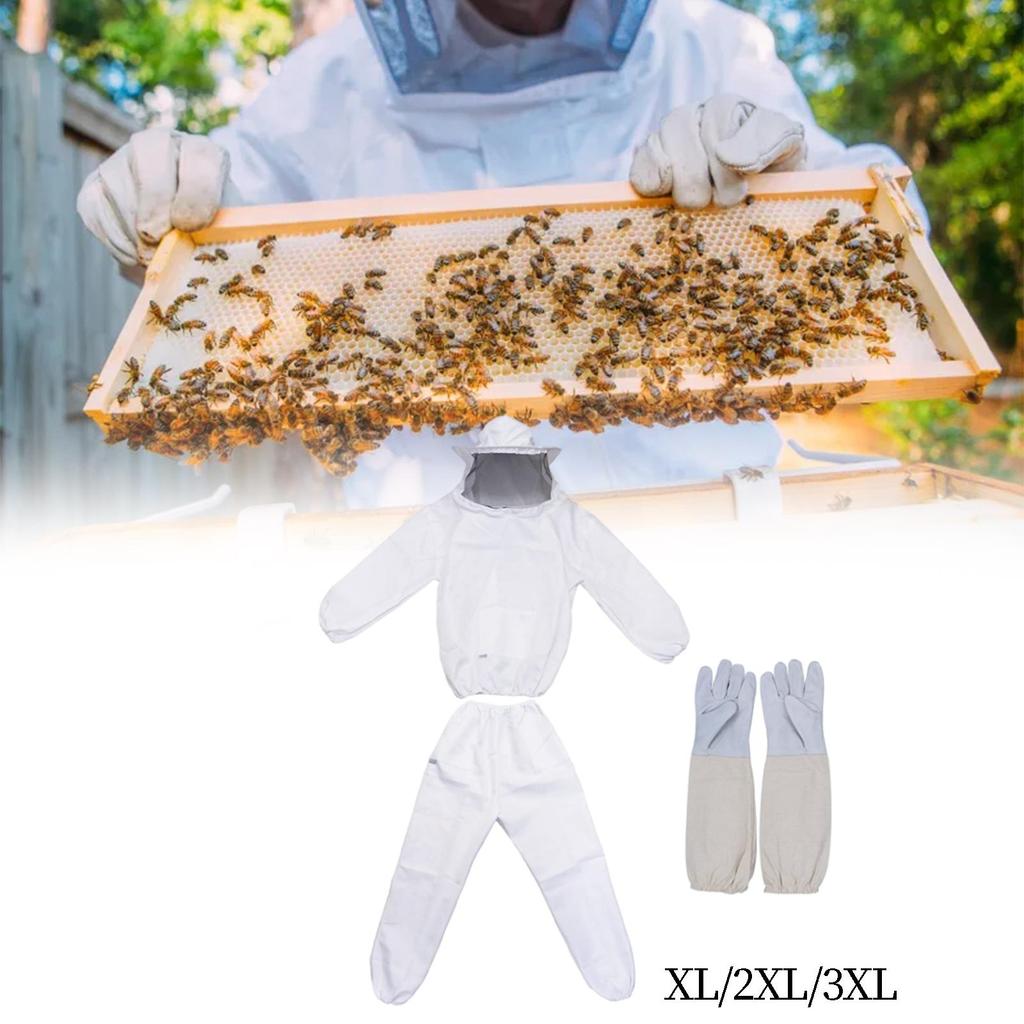 Bee Outfit Beekeeper Costume, Bee Keepers Suit with Glove, Comfortable