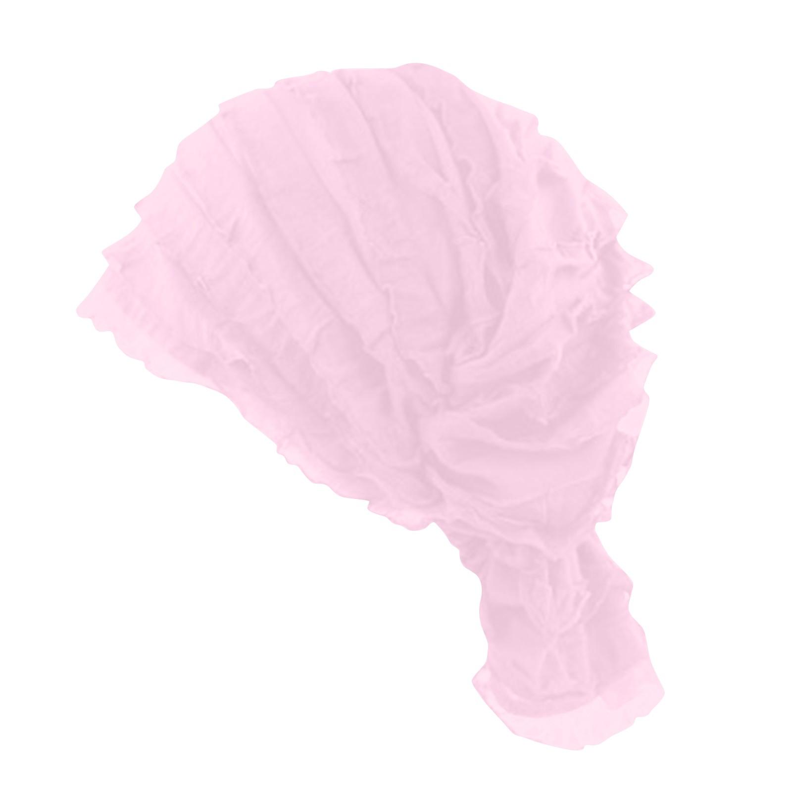 Тюрбан Шляпа Шифон Складки Головной Убор для Химиотерапии Тюрбан Головной Убор Тюрбан Покрытие Головы Повязка Для Женщин One Size розовый