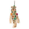 Foraging Shredding Bird Toys Bamboo Woven Corn Silk Relieve Boredom Parrot Chewing Toys for Cockatiel Parakeets