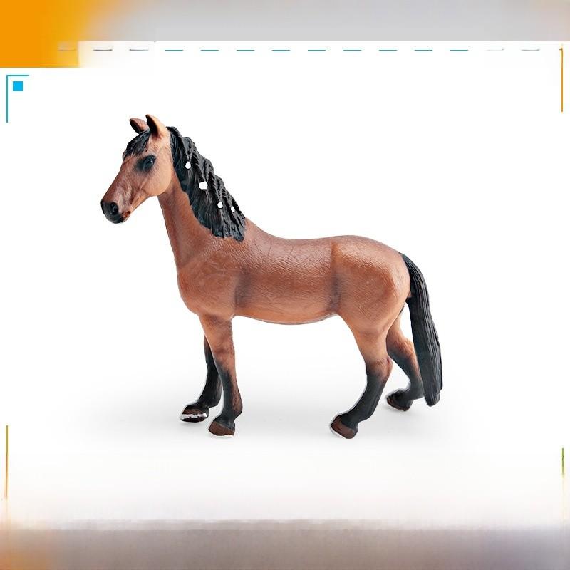 Animal Nature Pvc Wild Horse Model For Childrens Educational Toy