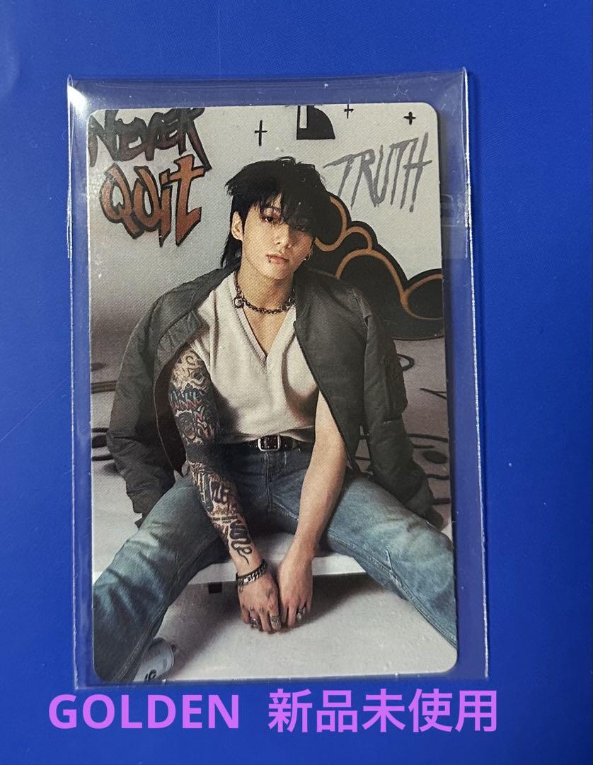 

[USED] Jungkook GOLDEN trading card