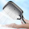 Rectangular Large Panel Pressurized Shower Head 3 Mode Rain Shower Set  Barber Shop