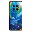 For Infinix Zero 40 5G Case Black Silicone TPU Painted Planet Cover Luxury Animal Case For Infinix Zero 40 4G Luxury FlowerFunda