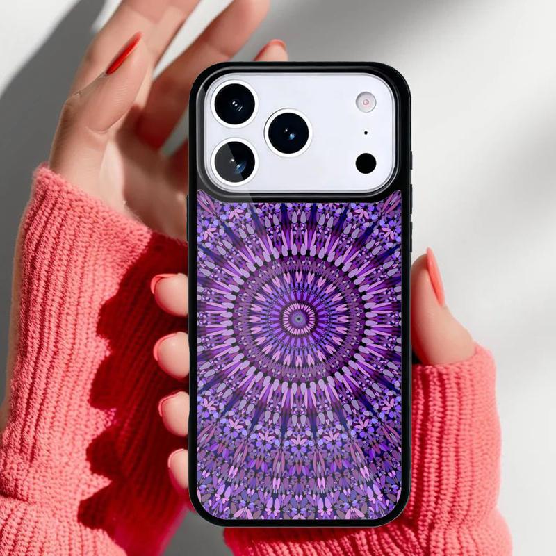 Indian Floral Henna Mandala Soft Phone Case for iPhone 17 16 15 14 13 Pro Max Back Cover for 12 11 Pro Coque