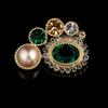 Spille Geometriche in Cristallo Barocco Vintage per Donne Accessori Gioielli da Festa Regali