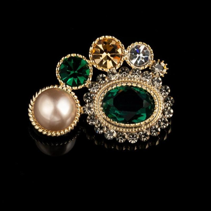 Spille Geometriche in Cristallo Barocco Vintage per Donne Accessori Gioielli da Festa Regali
