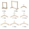 Mini Appendiabiti in Legno Appendiabiti Porta Sciarpe Vestiti per Bambole Giocattoli Morbidi Porta Sciarpe Organizzatore per Vestiti Appendiabiti per Bambole