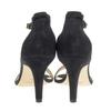 NEBULONI E Unused suede ankle strap sandals for women, black, size 37, 5805 shoes 37 blackUsed