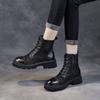 Spring 2025 New Breathable Mesh Shoes First Layer Cowhide Short Boots British Retro Women's Boots Summer Fashion Sandals