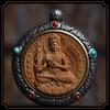 Indian Sandalwood Zodiac Guardian Pendant - Retro Chinese Style Sweater Chain