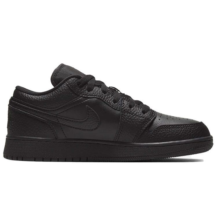 Jordan 1 Low GS Triple Black 2020 553560-091