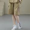 T-shirt Casual Versatile alla Moda con Zip e Collo Alto per Donna Completo Trendy con Pantaloncini di Alta Gamma