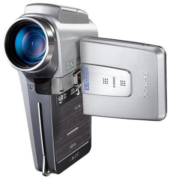 

Цифрова відеокамера SANYO Xacti Срібляста DMX-HD1A (Висока роздільна здатність)