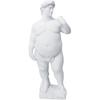VOSAREA Fat David Statue - Roman Plaster Sculpture for Home Decor, Greek Mythology
