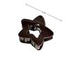 Plastic Small Hair Pin Hollow Coffee Hairpin Vintage Hair Accessories  For Women Girls