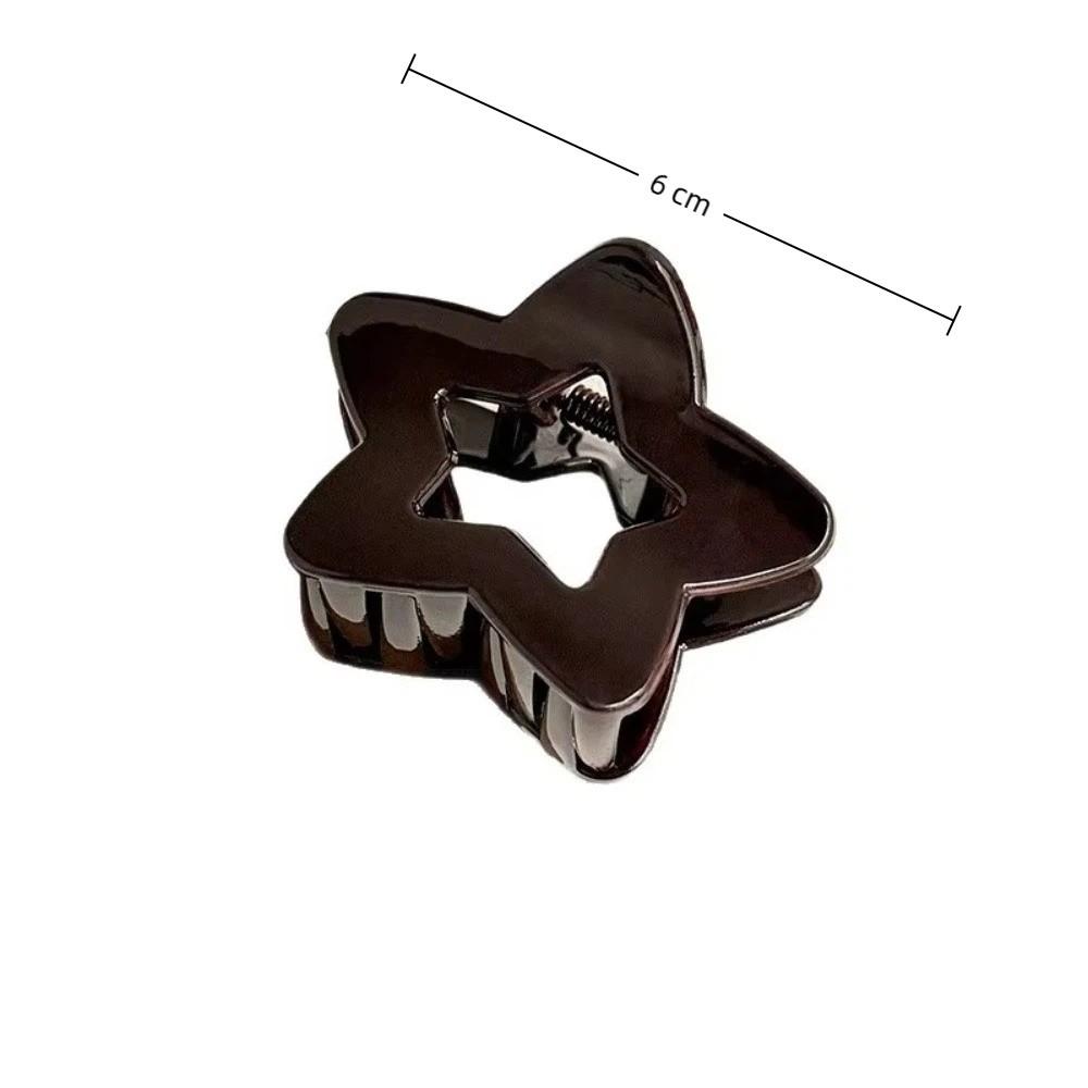 Plastic Small Hair Pin Hollow Coffee Hairpin Vintage Hair Accessories  For Women Girls