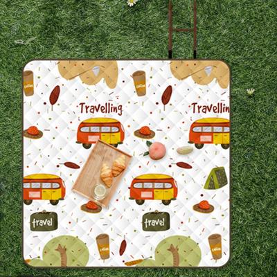 Picnic Blanket Beach Mat Portable Versatile 2MX2M Water Resistant Camping Foldable for Travel